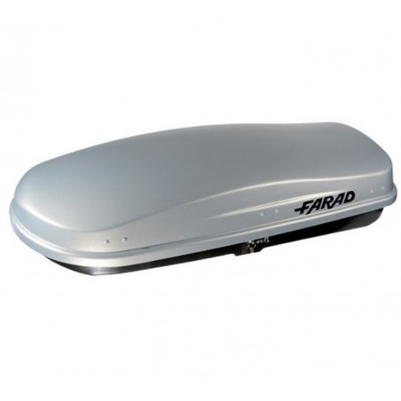 Farad Zeus Box baule portapacchi 400 lt grigio satinato 160x85x40