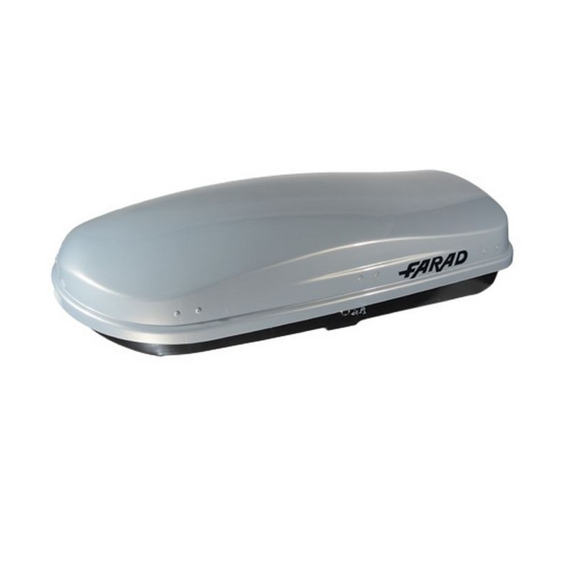 Farad Zeus Box baule portapacchi 400 lt grigio metallizzato 160x85x40
