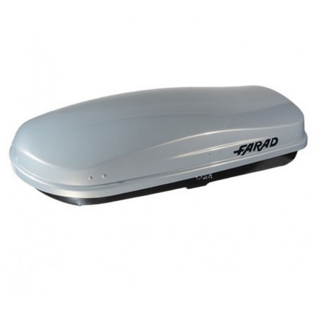 Farad Zeus Box baule portapacchi 400 lt grigio metallizzato 160x85x40