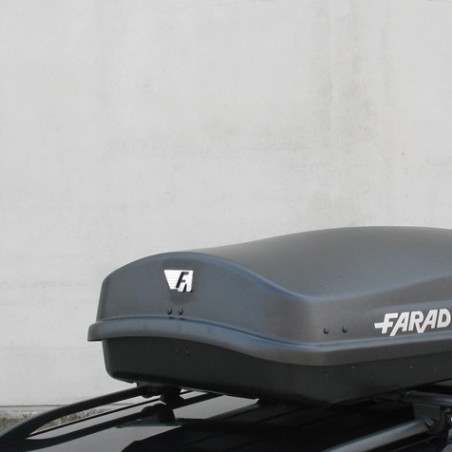 Farad Zeus Box baule portapacchi 400 lt nero satinato 160x85x40
