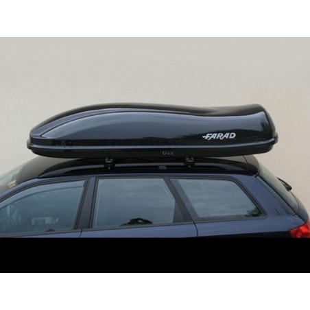 Farad Marlin F3 Box baule portapacchi 530 lt nero lucido 225x80x42