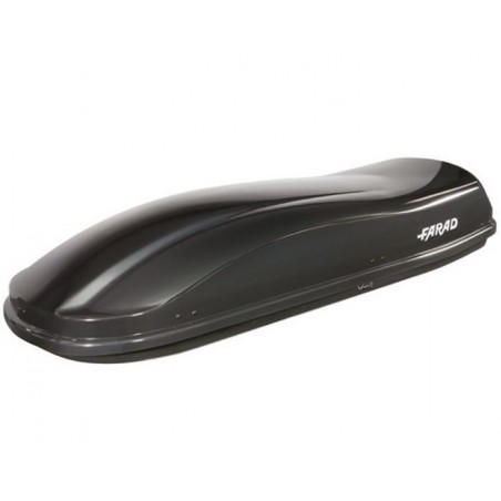 Farad Marlin F3 Box baule portapacchi 530 lt nero lucido 225x80x42