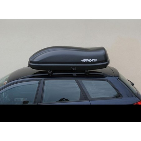 Farad Marlin F3 Box baule portapacchi 400 lt nero satinato 160x80x40