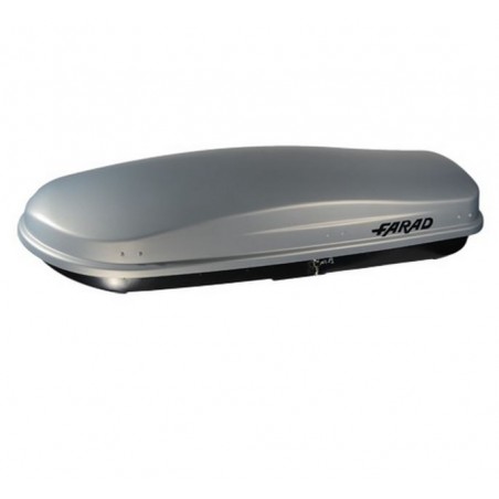 Farad Zeus Box baule portapacchi 480 lt grigio satinato 190x80x42