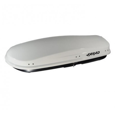Farad Zeus Box baule portapacchi 480 lt bianco lucido 190x80x42