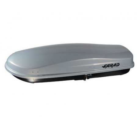 Farad Zeus Box baule portapacchi 480 lt grigio metallizzato 190x80x42