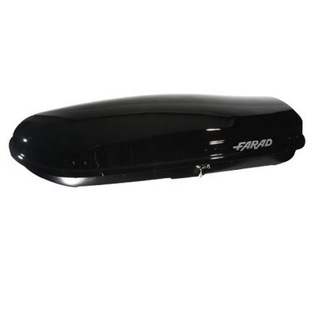 Farad Zeus Box baule portapacchi 480 lt nero lucido 190x80x42