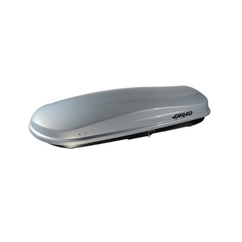 Farad Zeus Box baule portapacchi 630 lt grigio metallizzato 210x90x42 Farad Zeus Box baule portapacchi 630 lt grigio metallizzato 210x90x42