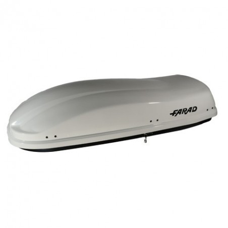 Farad Marlin F3 Box baule portapacchi 480 lt bianco lucido 190x80x40