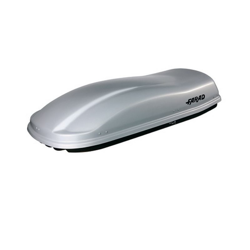 Farad Marlin F3 Box baule portapacchi 480 lt grigio metallizzato 190x80x40