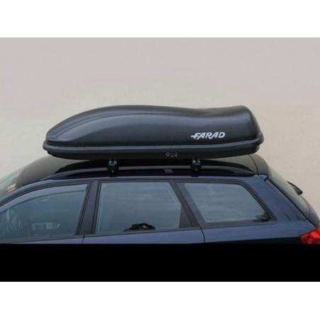 Farad Marlin F3 Box baule portapacchi 480 lt nero satinato 190x80x40