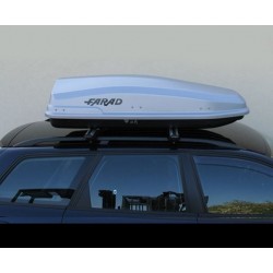 Farad Torpedo F7 Box baule portapacchi 400 lt grigio satinato 160x80x40