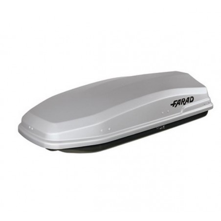 Farad Torpedo F7 Box baule portapacchi 400 lt grigio satinato 160x80x40