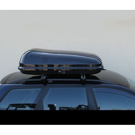 Farad Barracuda F1 Box baule portapacchi 320 lt nero lucido 140x75x40