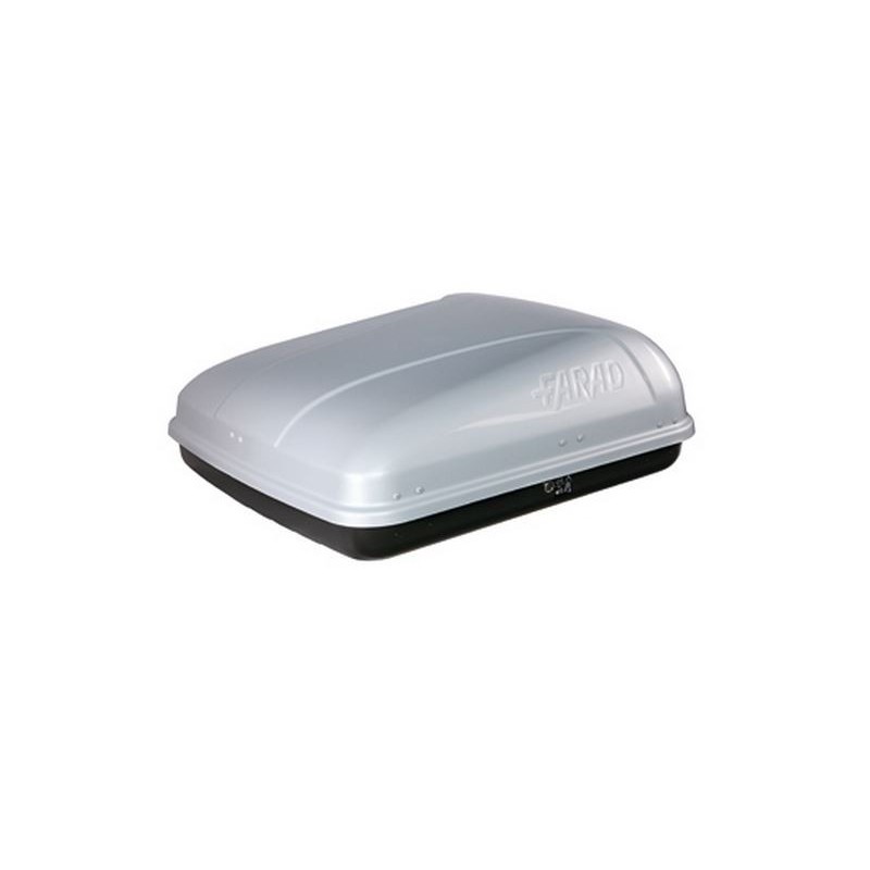 Farad Barracuda F1 Box baule portapacchi 400 lt grigio metallizzato 125x100x40