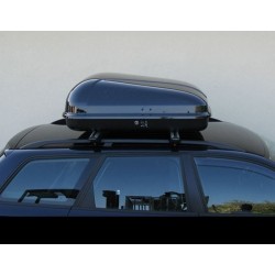 Farad Barracuda F1 Box baule portapacchi 400 lt nero lucido 125x100x40