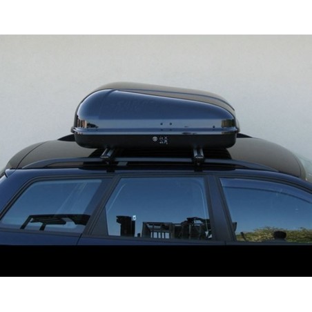 Farad Barracuda F1 Box baule portapacchi 400 lt nero lucido 125x100x40